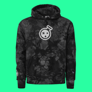 Poison Bottle tie-dye hoodie